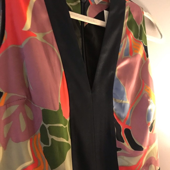 Rachel Roy January Khaki Combo Jumpsuit SZ 6 - Picture 4 of 5